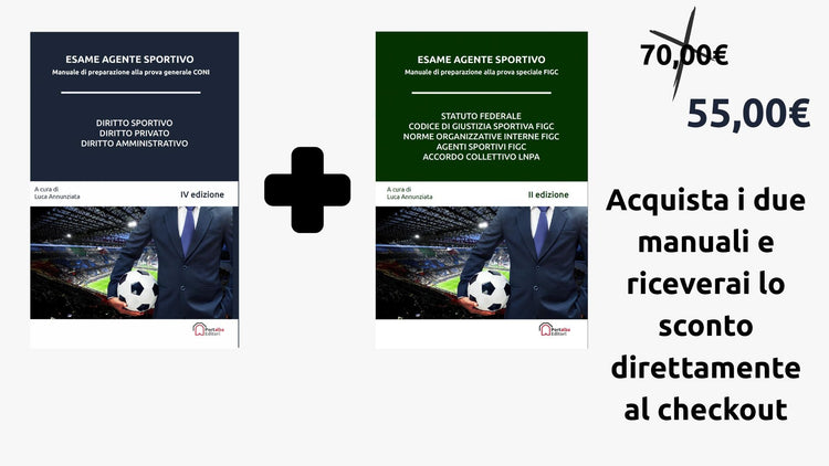 Bundle Esame Agente Sportivi: CONI+FIGC