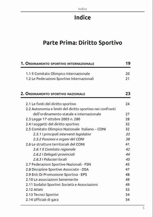 Esame Agente Sportivo: Compendio di preparazione alla Prova Generale CONI